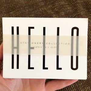 West Emory Hello blank note cards with envelopes